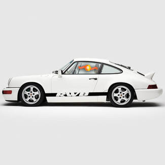 Porsche 911 Rauh Welt RWB Side Stripes Kit Decal Sticker
