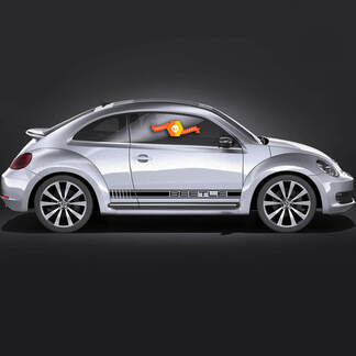 Volkswagen Beetle rocker Stripe Porsche Look Graphics Decals Cabrio style fit any year
