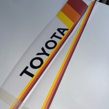 Toyota FJ Cruiser Side Retro Vintage Rocker Panel Stripes Sticker Decal Graphics
 3