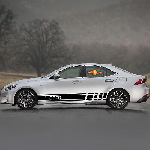 2X Multiple Color Graphics Symbol Sport Car Racing Vinyl Decal Sticker for IS300
