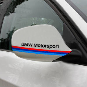BMW Motorsport Style Side Mirror Cover Decals for BMW - Pair