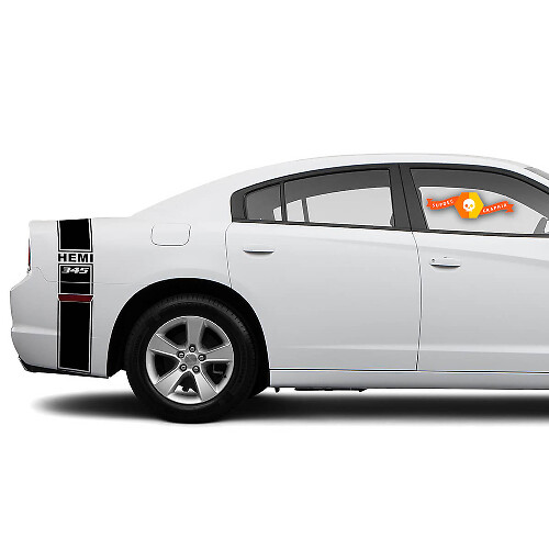 Trunk Band Decal Sticker Complete Graphics Kit 2 for Dodge Charger
