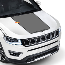 2017 2018 2019 2020 Jeep Compass Latitude TRAILHAWK  Vinyl Hood Decal Sticker Graphic Stripe High Quality Wrap Vinyl
 2