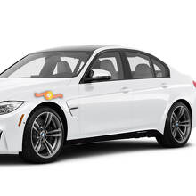 M Performance Style Side Skirt Stripe Vinyl Decal Pair for BMW M3 F80_2