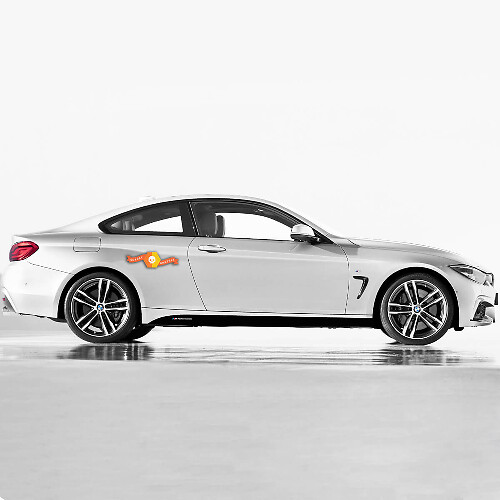 2 BMW M Performance Set Of Side Stripes For M4 F30 F31 F32 F33 F35 F36
