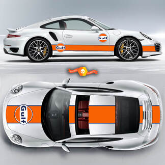 Amazing Porsche GULF Racing Stripes For Carrera Cayman  Boxster Or Any Porsche
