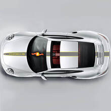 Porsche Racing Stripes Two Colors Racing Edition Stripes Or Any Porsche #6
 3
