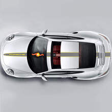 Porsche Racing Stripes Two Colors Racing Edition Stripes Or Any Porsche #6
 3