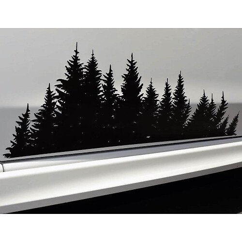 Forest Style Door Side Vinyl Decal Set for Subaru Crosstrek