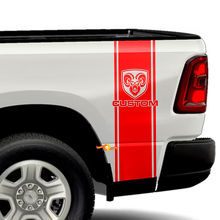 Angry RAM Side Bed Stripe Kit Vinyl Decal for Dodge Ram Truck 2