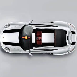 Porsche Racing Side Stripes For Carrera Or Any Porsche Full Kit

