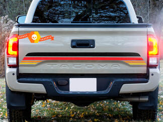 Bed Tailgate Vintage Colors TRD Toyota Tacoma Vinyl Decal Sticker
