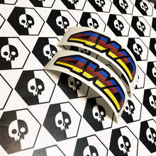 Pair 4WD TEQ Vintage Sunset Retro Old Style Vinyl Stickers Decal fit to Toyota 4Runner Tacoma FJ Cruiser
 2