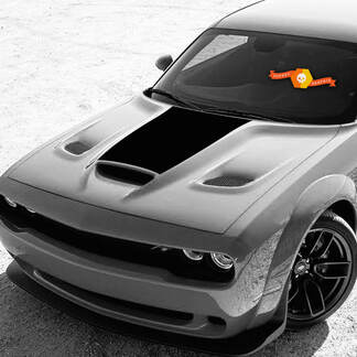 Dodge Challenger Bulge Hood Decal 2015 - 2019 Wide Body 392 GT Car Sport Design Vehicle Vinyl Graphic
