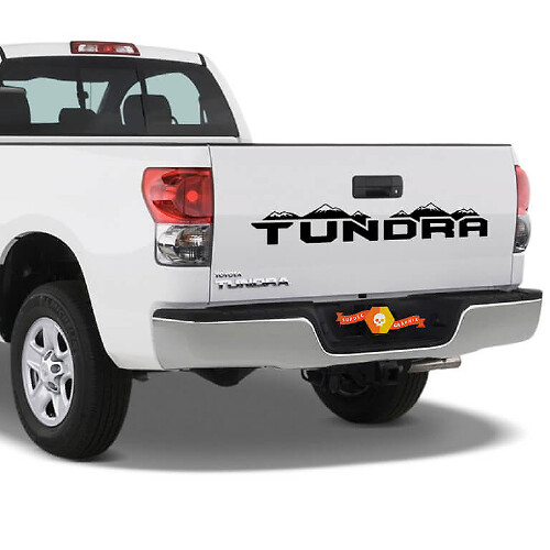 Mountains Tailgate Vinyl Decal for Toyota Tundra