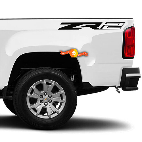 ZR2 Logo Bedside Vinyl Decal Sticker for Chevrolet Colorado