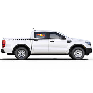 2X UpRoar Stripe Fits 2019 - 2020 Ford Ranger Graphic Decal
