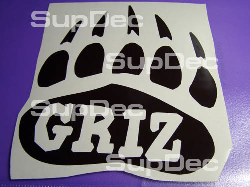 GRIZ Grizzly Bear Vinyl Decal