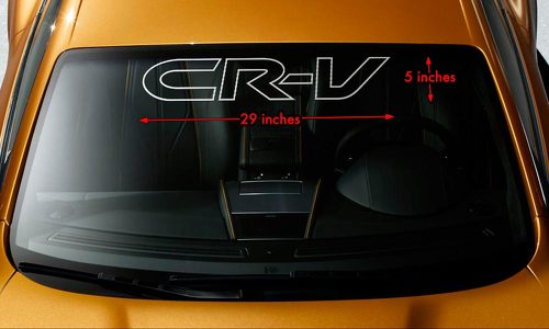 HONDA CRV CR-V Windshield Banner Vinyl Long Lasting Premium Decal Sticker 30