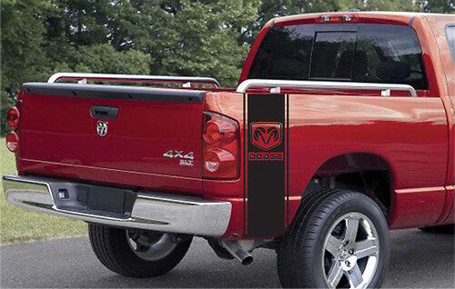 2 Ram 1500 Bed Stripe Kit Fits Dodge Ram Truck Vinyl Sticker Decal Stick
