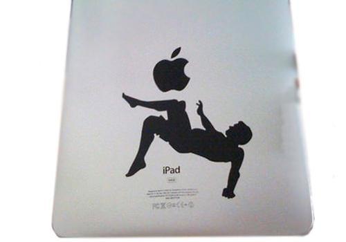 Soccer ipad decal sticker