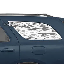 Pair Side Rear Window Wrap Decals for Dodge Durango