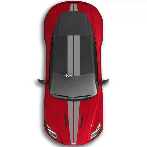 Full Body Aston Martin DB11 Double Stripe Hood Roof Trunk Vinyl Decals ...