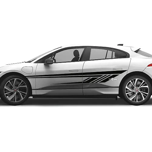 Jaguar I Pace Side Stripes Decals – Modern Vinyl Graphics