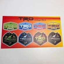 TRD Heritage Retro Vintage Sticker Pack Decals | Car Vinyl