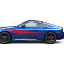 Side Racing Graphics Decal Kit for Nissan Z Sport Cars
