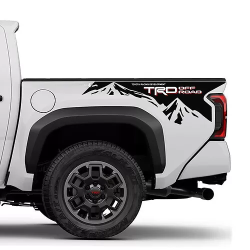 TRD Off Road Mountains BedSide Side Truck Decals Stickers for Toyota Tundra