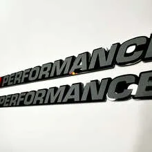 Custom Text Performance 3D Badge Emblem for Cars & Trucks id=17259