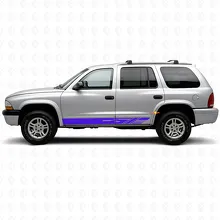 Decorated Stripes Rocker Panel Vinyl Sticker Decal For Dodge Durango ...