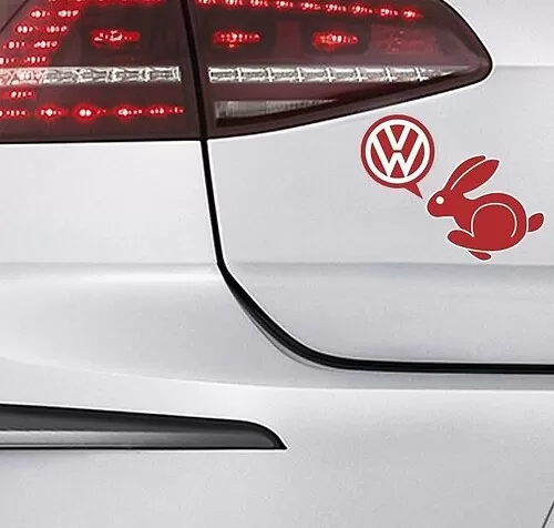 Rabbit Silhouette Decal for Volkswagen id=107