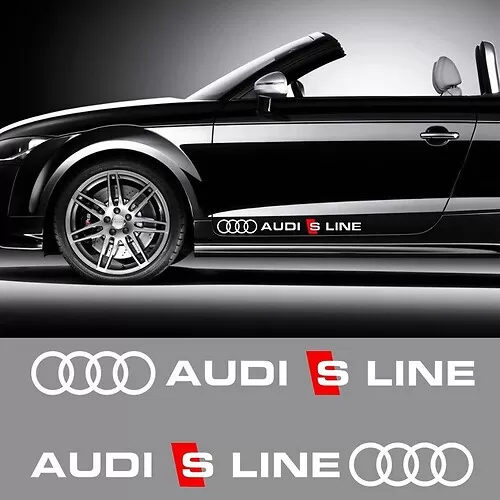 2x Oracal 651 Sport Decal Vinyl Stickers For Audi Cars - Glossy/Matte, Made In USA