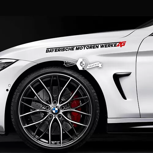 Lettering Decal Sticker Emblem Logo Vinyl B Type For Bmw